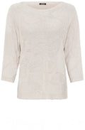 Dune Floral Embossed Chloe Sweater