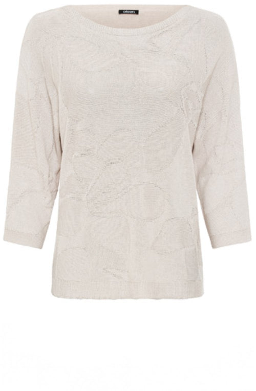 Dune Floral Embossed Chloe Sweater