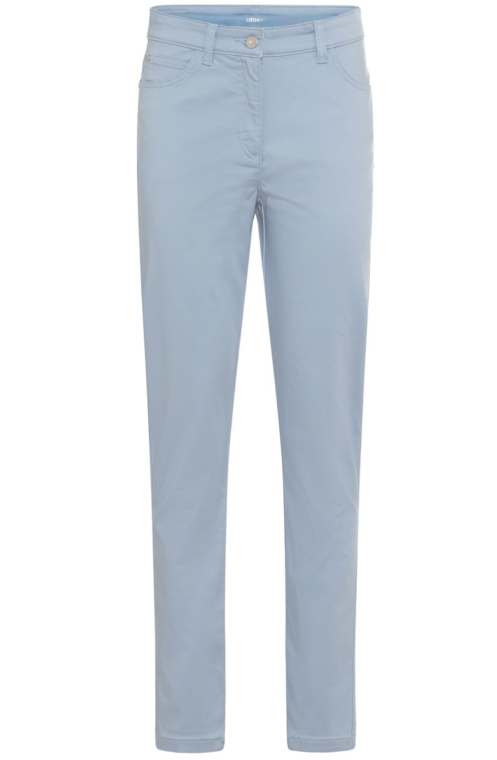 Dusty Blue Mona Slim Leg Jeans