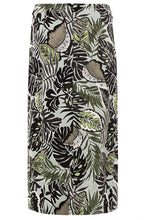 Ethno Charm Silky Midi Skirt
