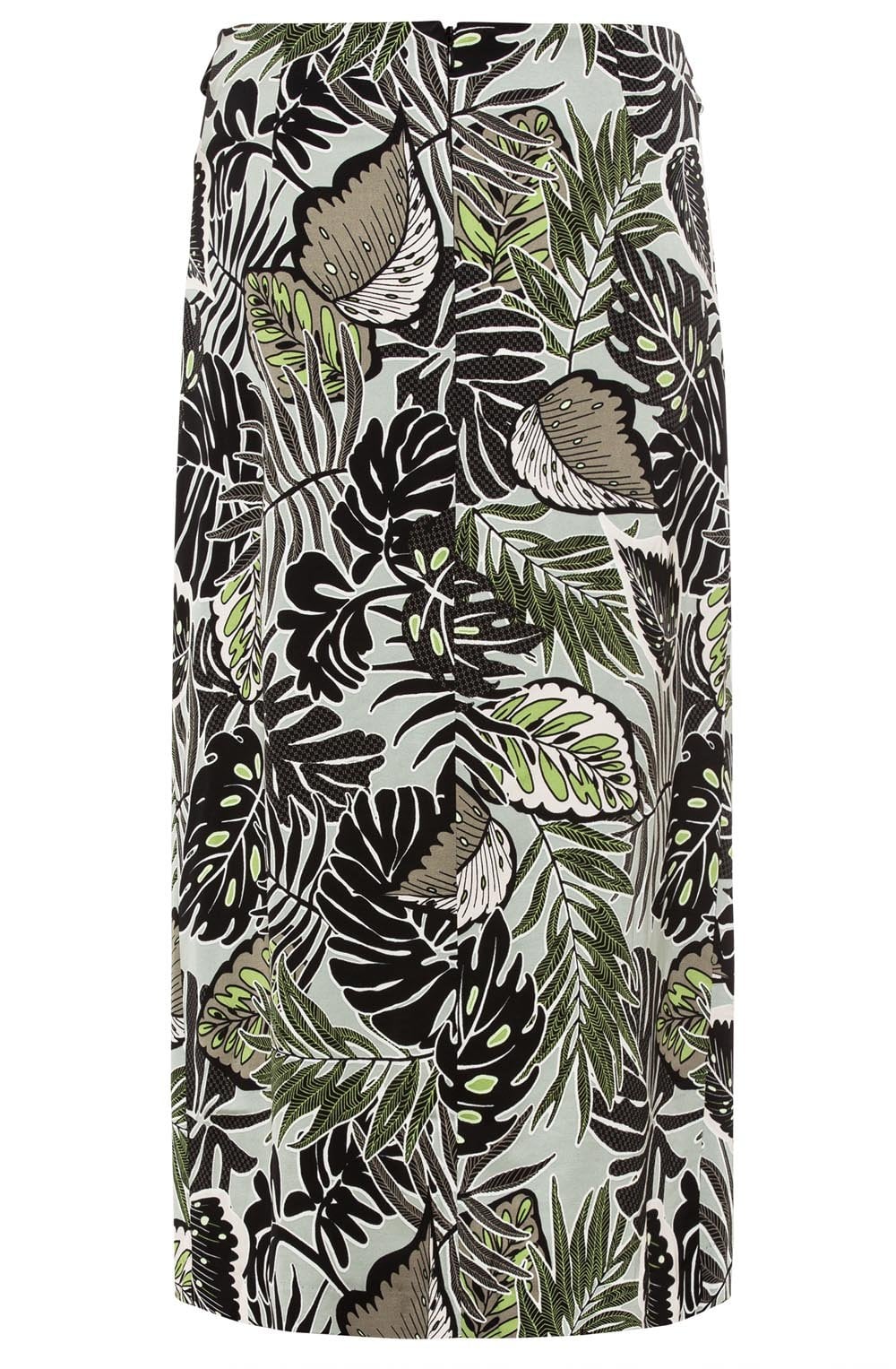 Ethno Charm Silky Midi Skirt