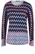 Fine Knit Patterned Sweater
