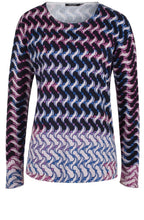 Fine Knit Patterned Sweater