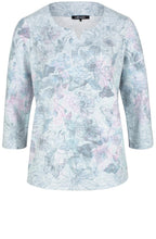 Floral & Butterfly Design Top