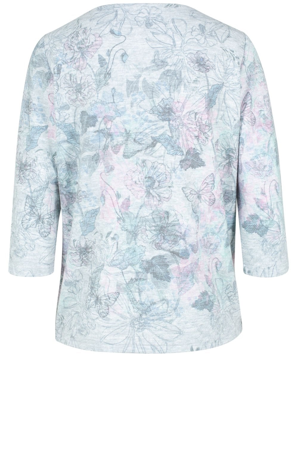 Floral & Butterfly Design Top