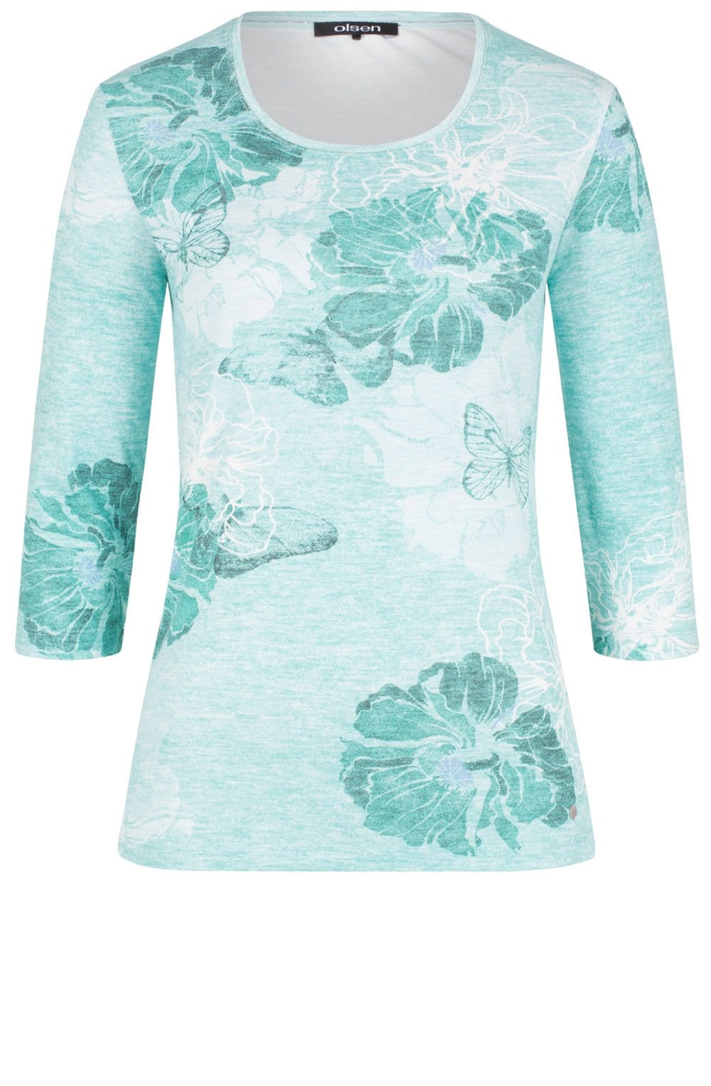Floral & Butterfly Design Top