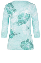 Floral & Butterfly Design Top