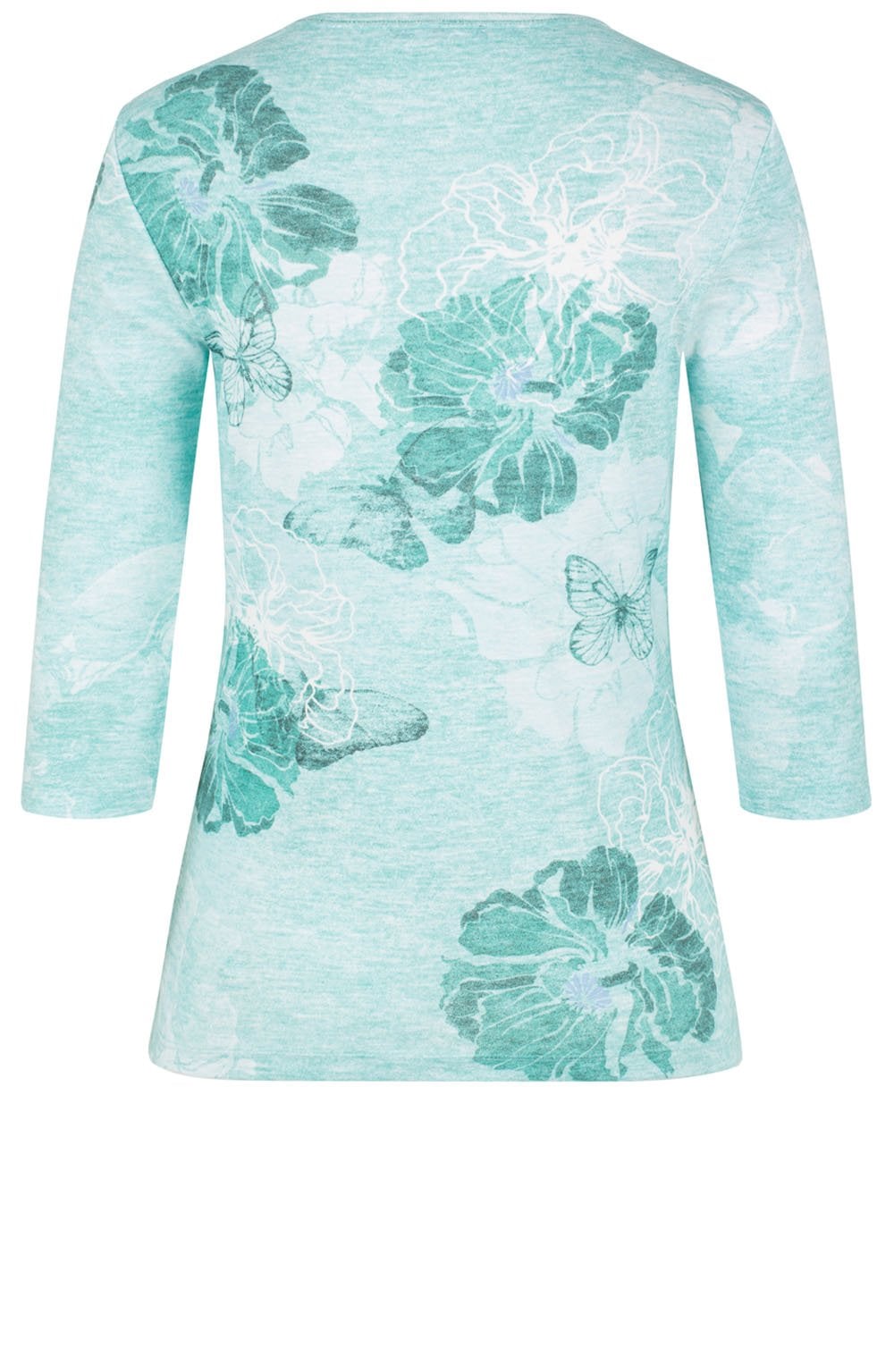 Floral & Butterfly Design Top