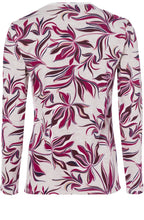 Floral Design Jersey Top