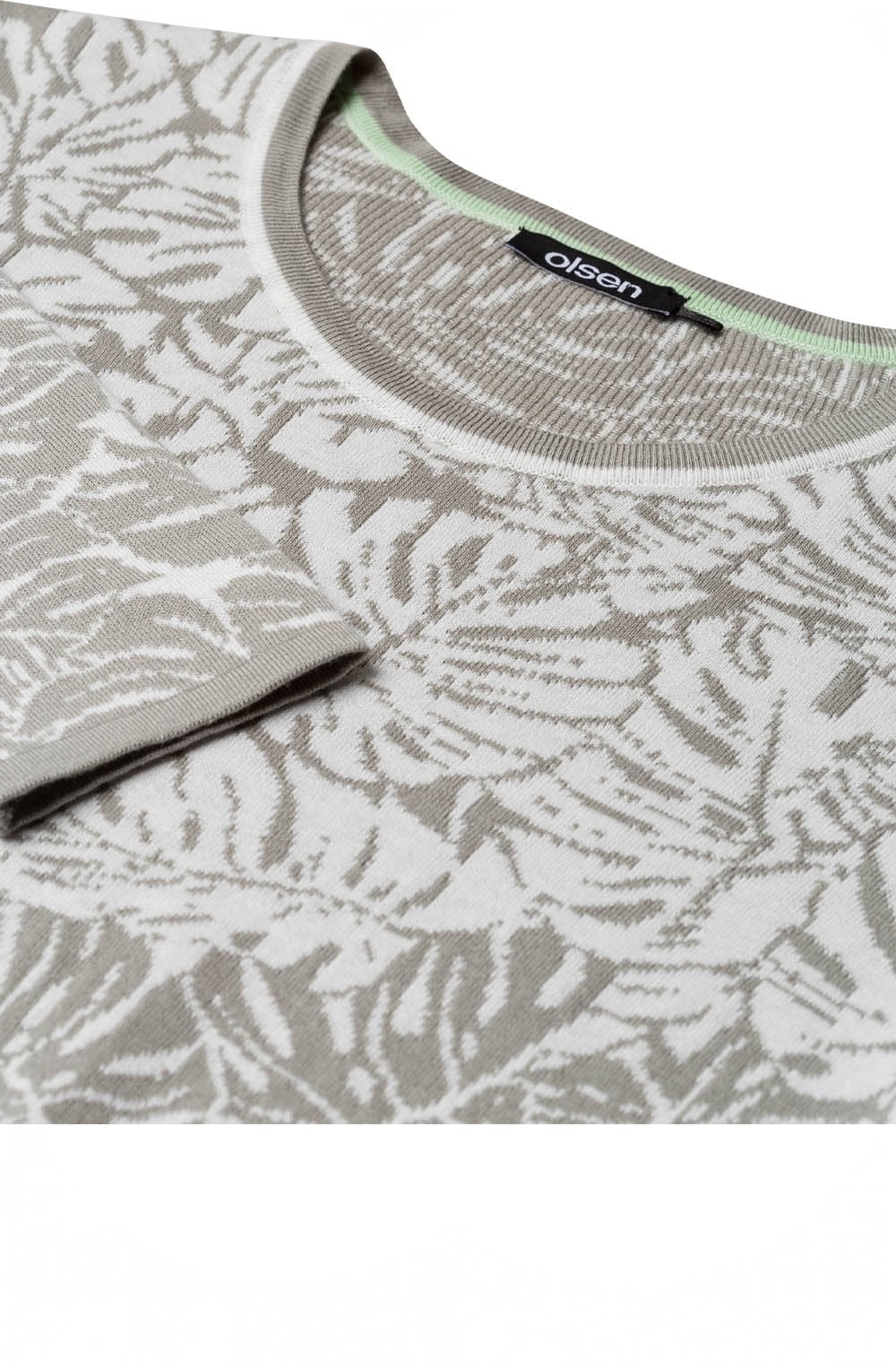 Floral Design Knit Jumper