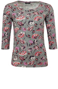 Floral Jersey Top