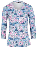 Floral Jersey Top