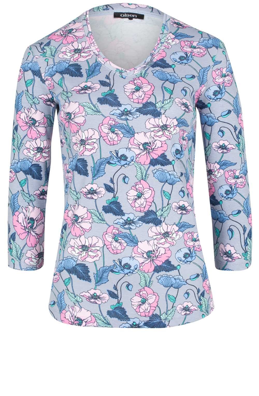 Floral Jersey Top