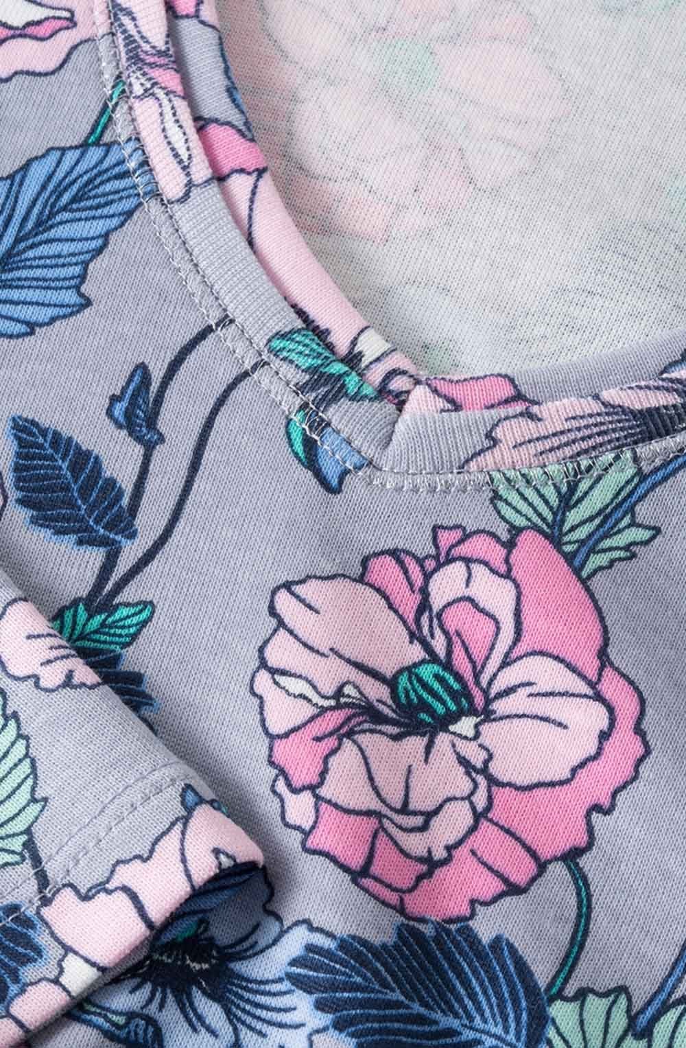 Floral Jersey Top