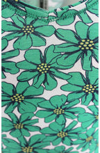 Floral Kelly Green Jersey Top