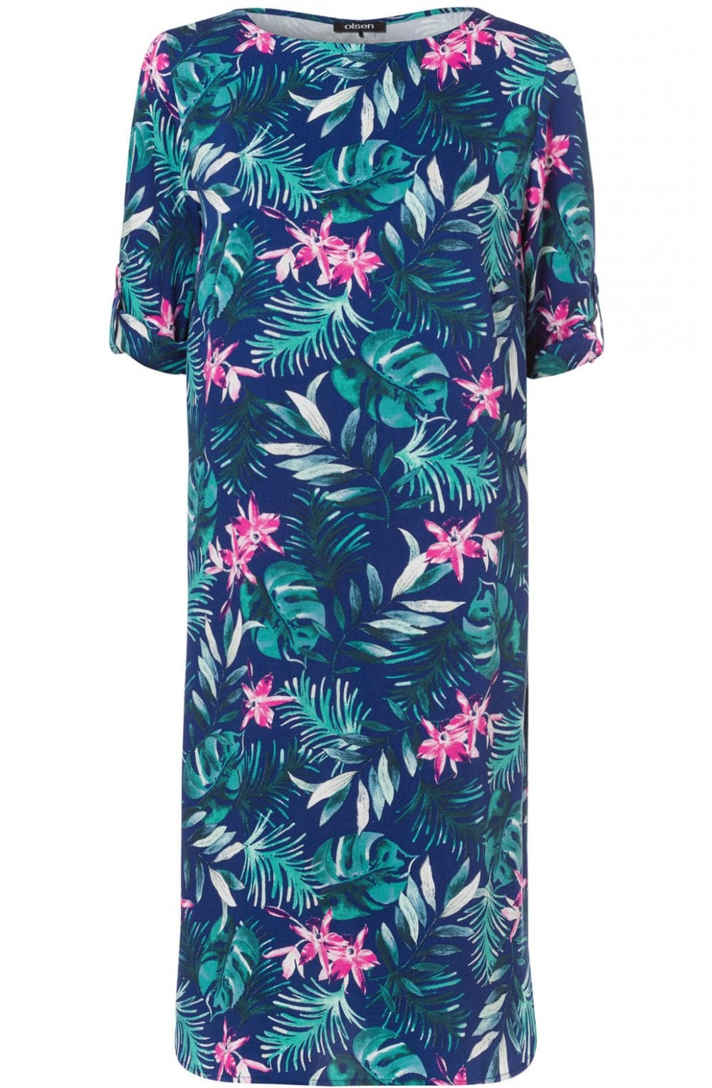 Floral Print Shift Dress