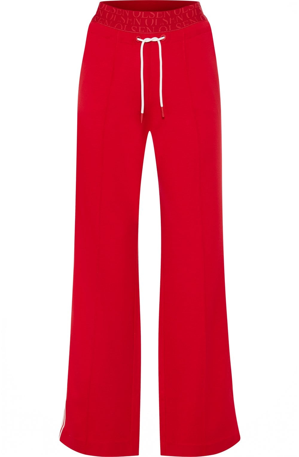 French Red Anna Wide Fit Trousers