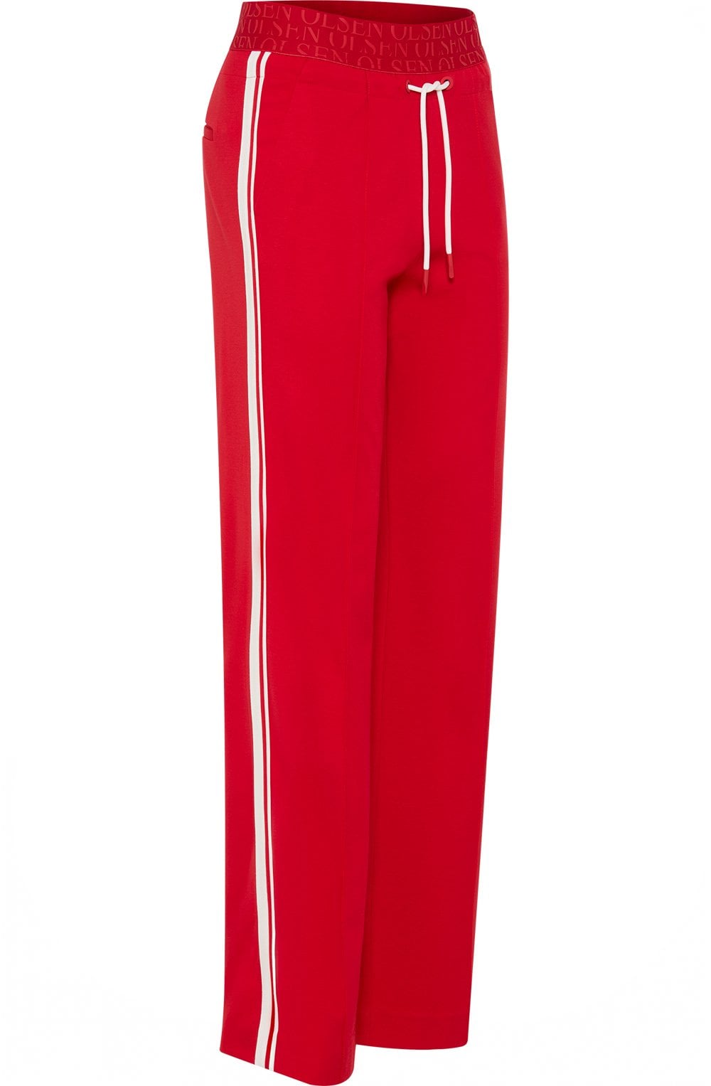 French Red Anna Wide Fit Trousers