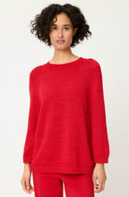 French Red Ribbon Knit Henny Jumper