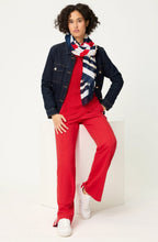 French Red Ribbon Knit Henny Jumper