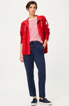 French Red Stand Up Collar Henny Jacket
