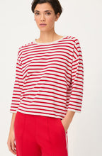 French Red Striped Cora Jumper