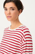 French Red Striped Cora Jumper