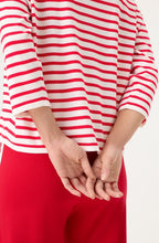 French Red Striped Cora Jumper