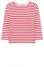 French Red Striped Cora Jumper