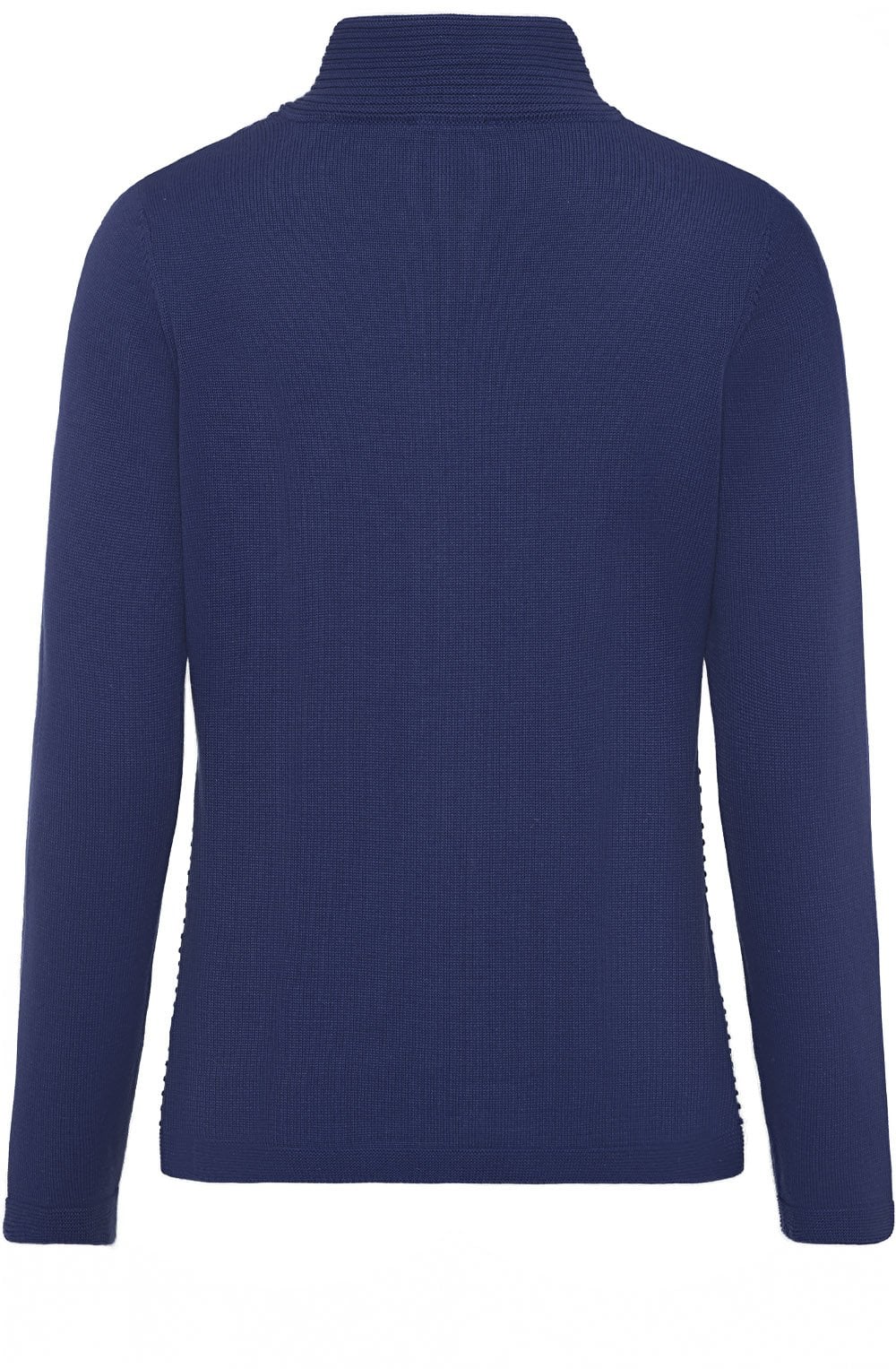 Fresh Indigo Ribbed Knit Cardigan