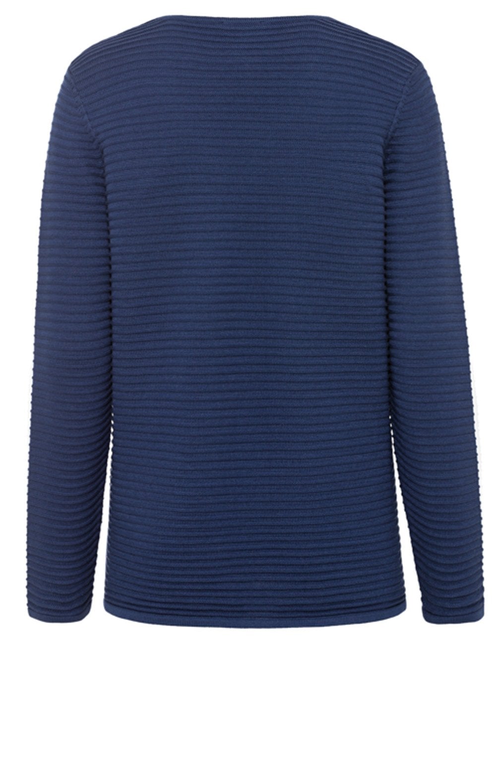 Fresh Indigo Ribbed Knit Jumper