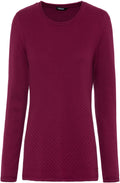 Fuchsia Herringbone Knit Jumper