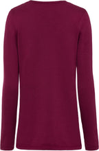 Fuchsia Herringbone Knit Jumper
