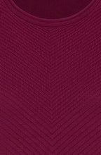 Fuchsia Herringbone Knit Jumper
