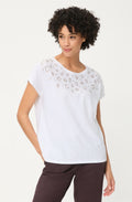 Gold Studded Animal Print Cosima T Shirt