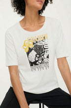 Golden Glow Floral Design T Shirt
