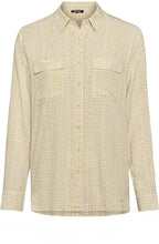 Golden Olive Patterned Blouse
