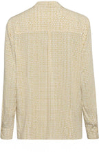 Golden Olive Patterned Blouse