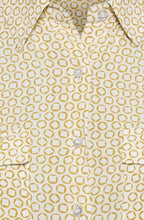 Golden Olive Patterned Blouse