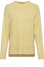 Golden Olive Patterned Knit Jumper