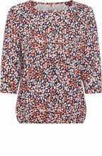 Golden Orange Elasticated Hem Clara Top