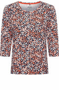 Golden Orange French Flair Edda Top