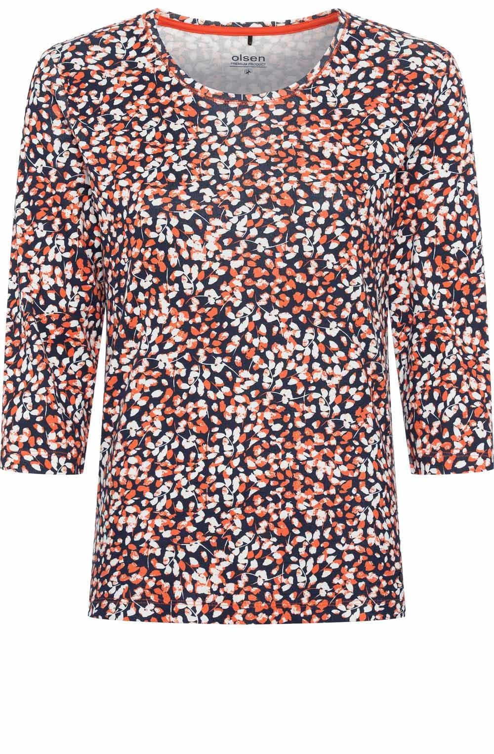Golden Orange French Flair Edda Top