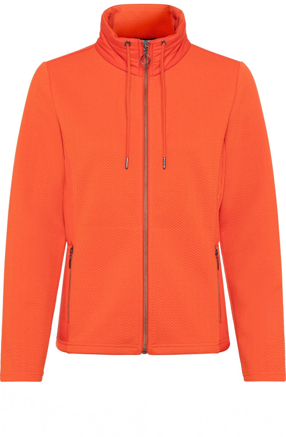 Golden Orange High Neck Jacket