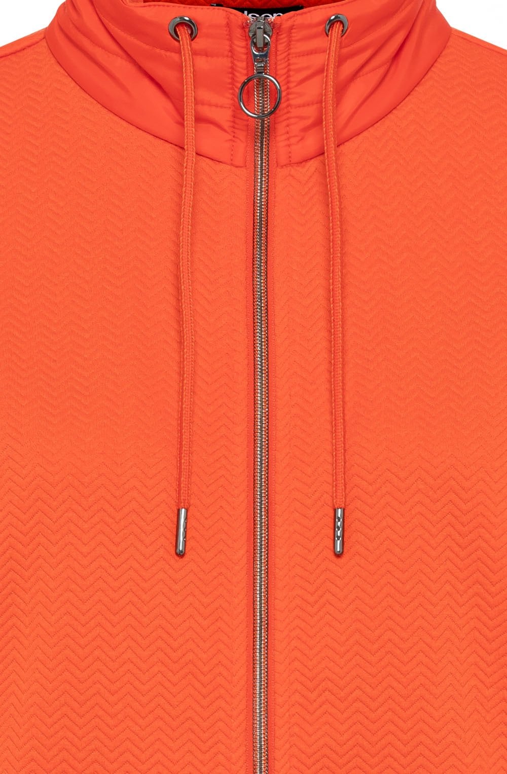 Golden Orange High Neck Jacket