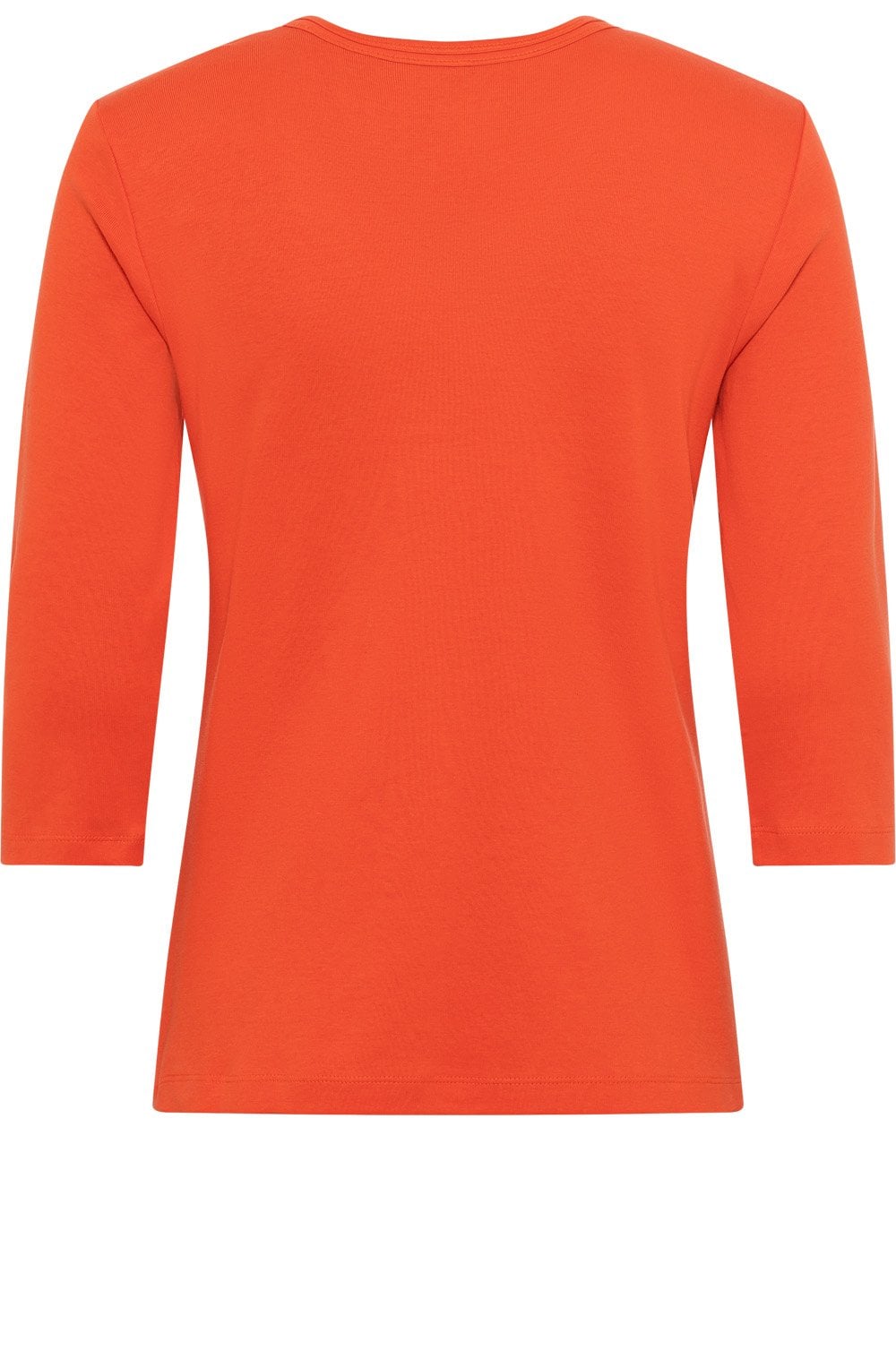 Golden Orange Rhinestone Jersey Top