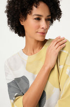 Golden Yellow Floral Pattern Henny Sweatshirt
