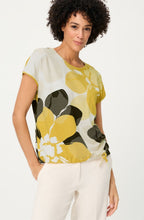 Golden Yellow Flower Design T Shirt