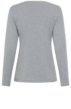 Granite Grey Abstract Sparkle Edda Top