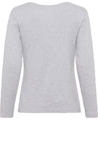Granite Grey Floral and Diamante Top